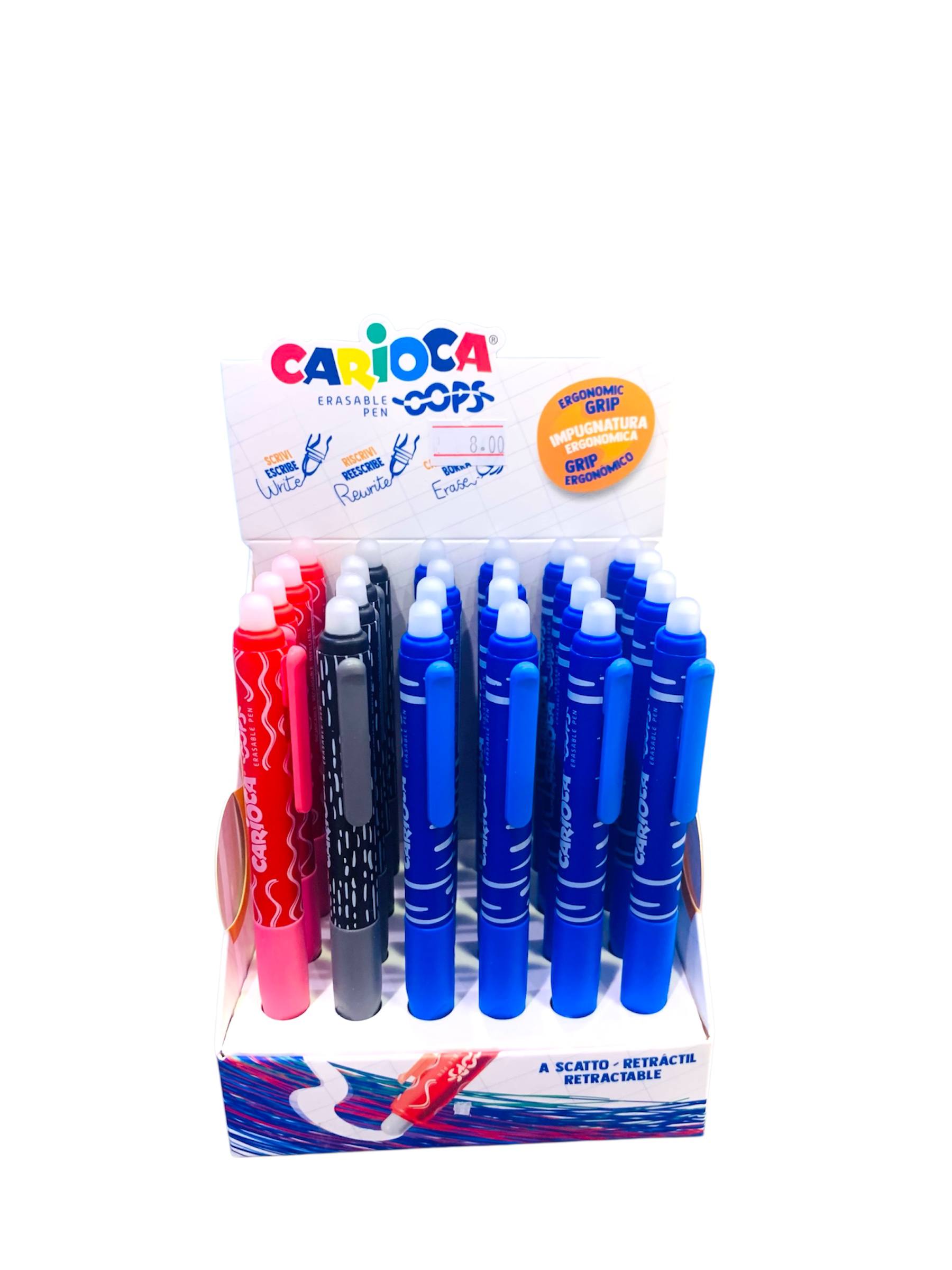 Carioca Pen with Eraser - 0443