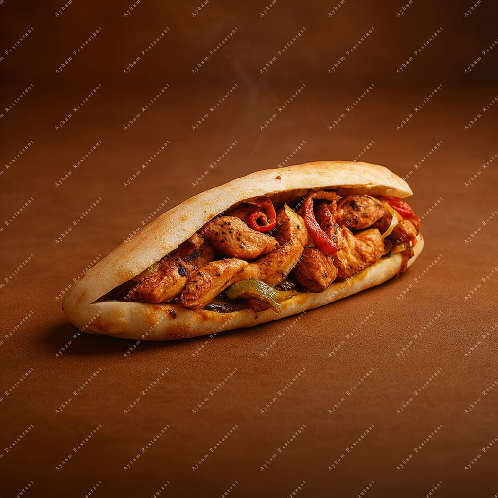 Mexican fajita sandwich