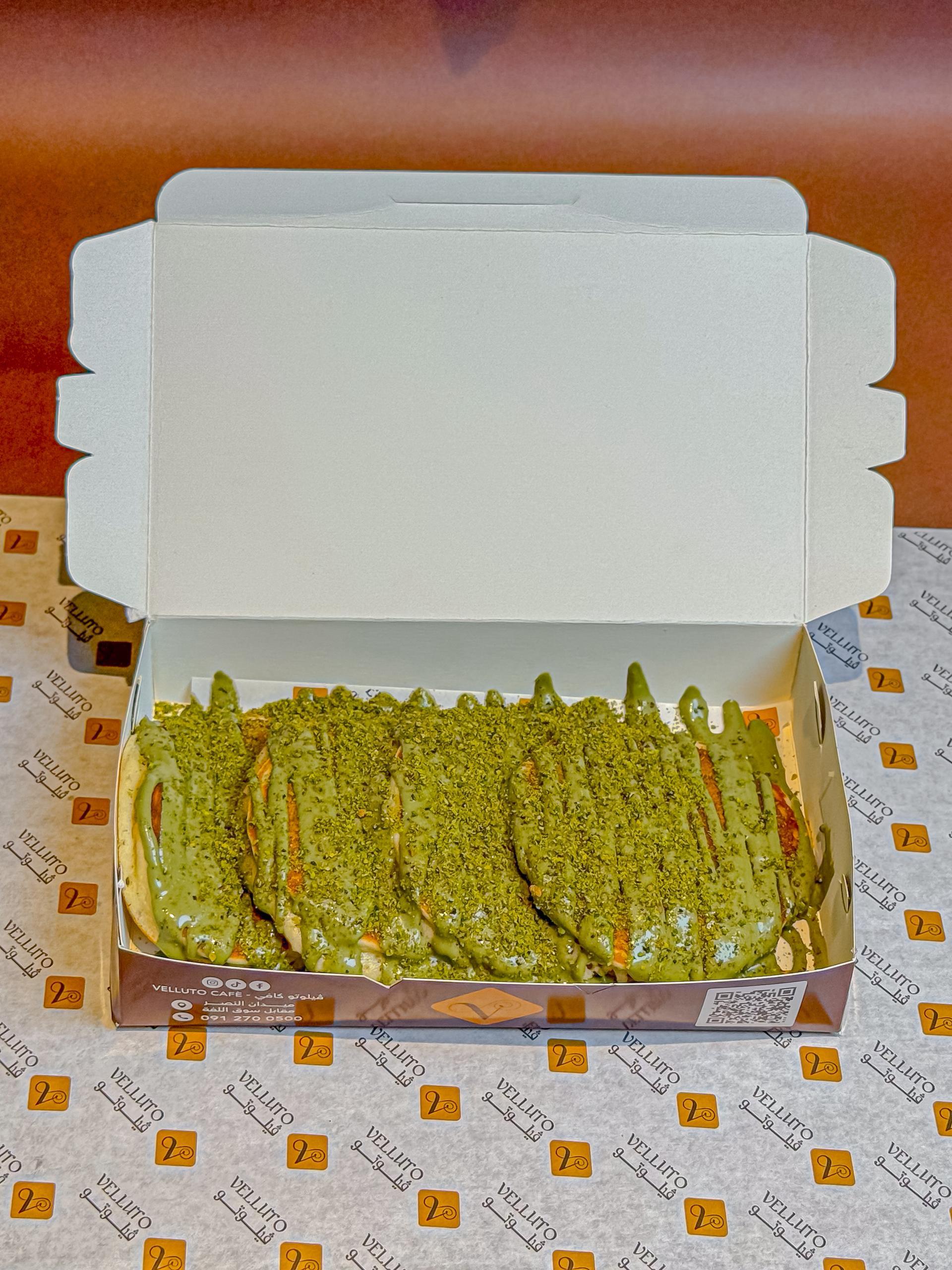 Pistachio pancake