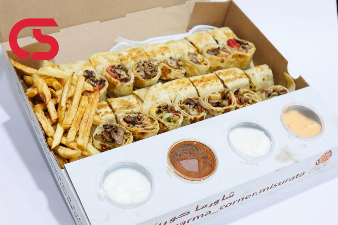 Meat shawarma box