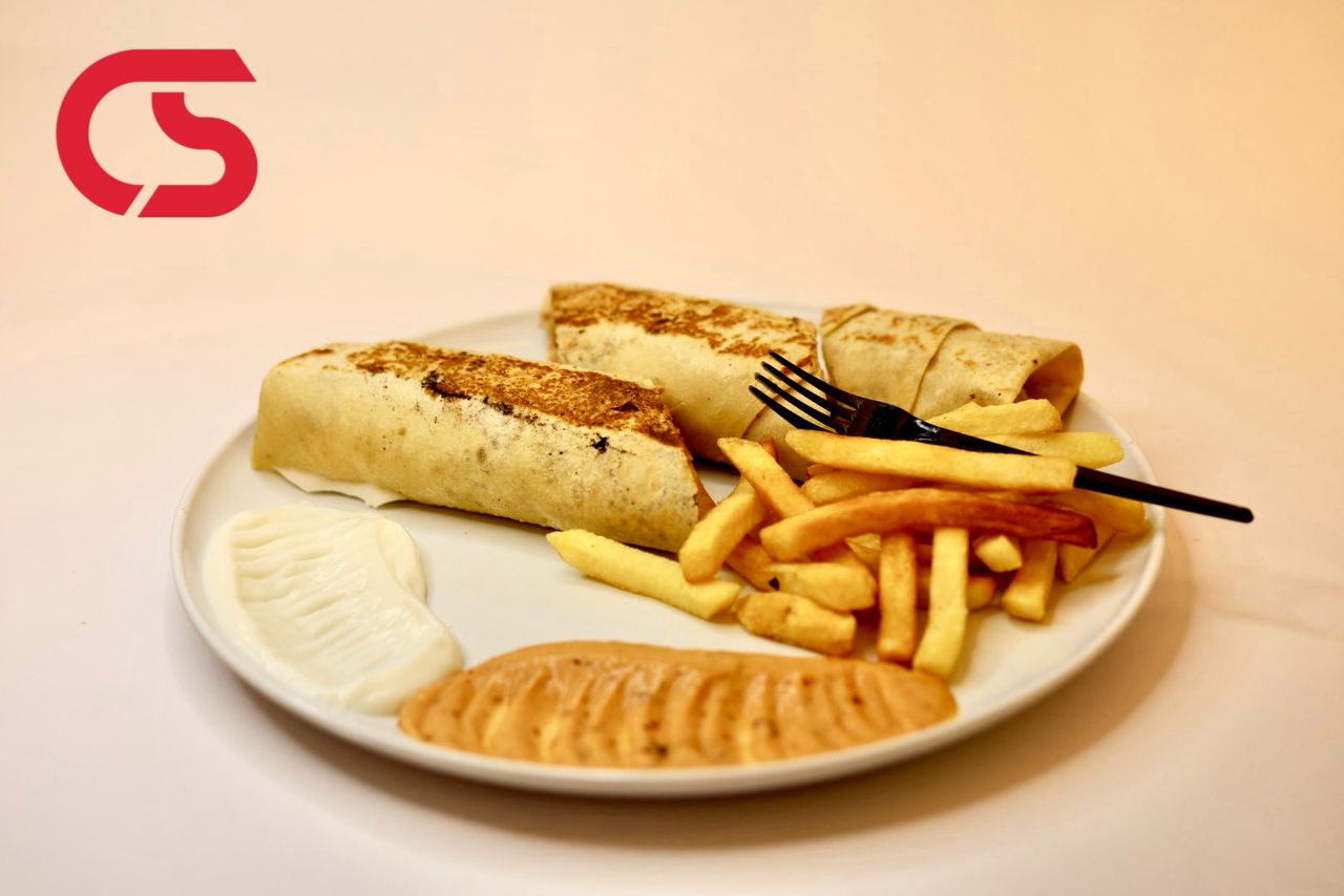 Double chicken shawarma