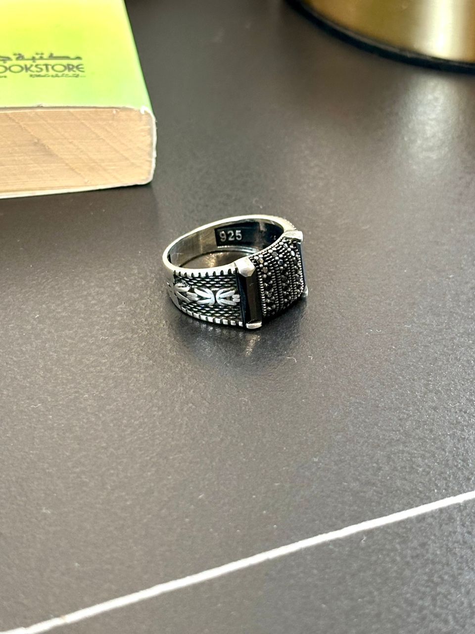 Men's silver ring