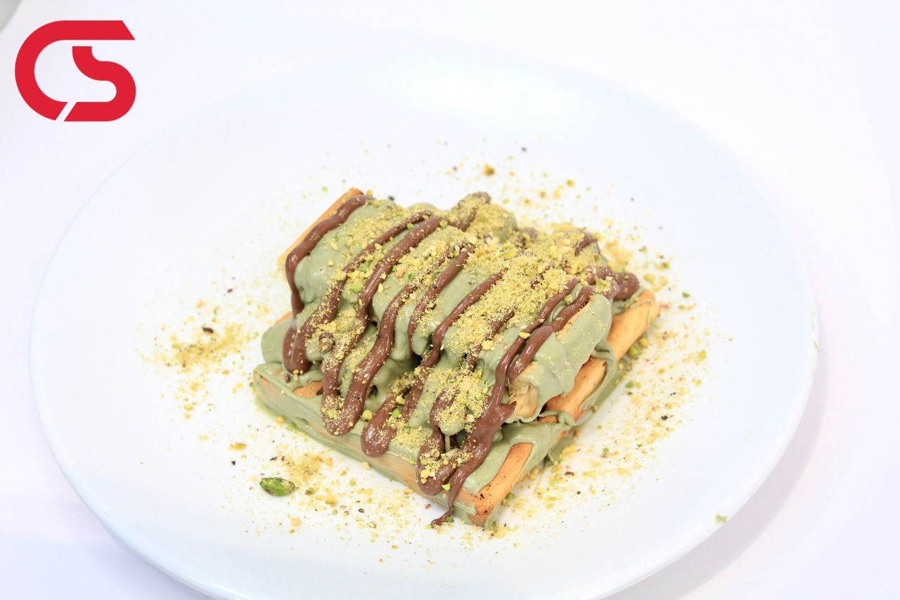 Pistachio Waffle