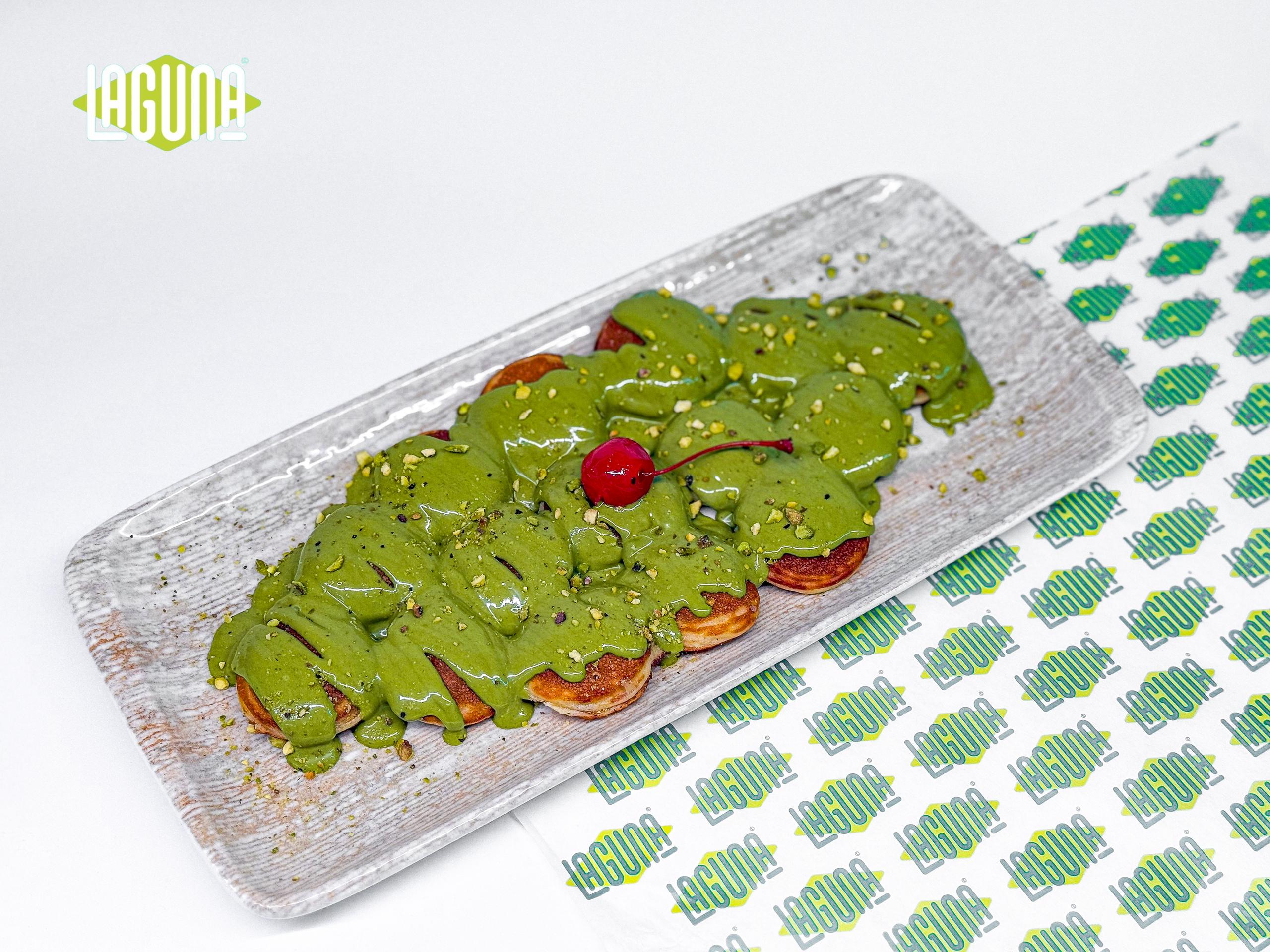 Pistachio mini pancake