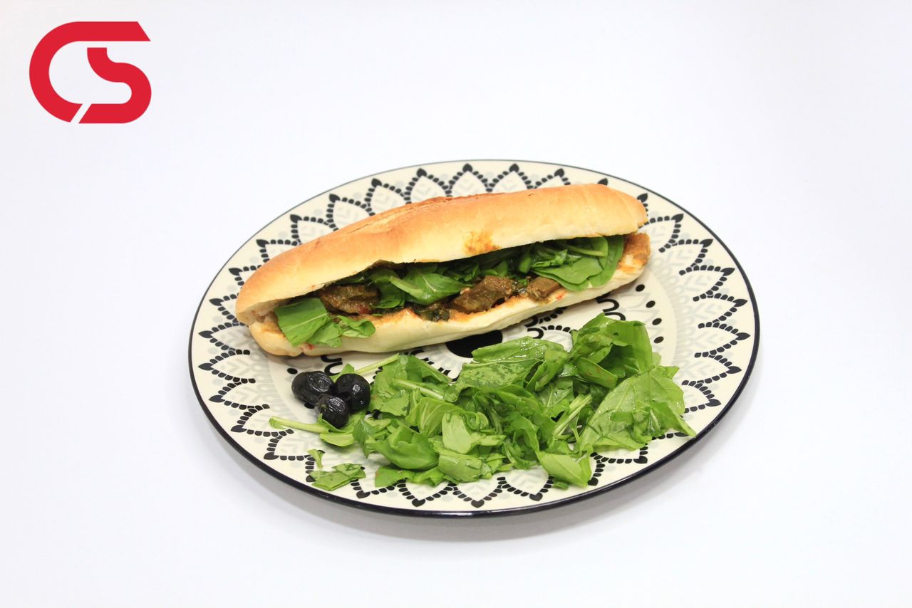 Chicken Liver Sandwich - Panini Bread