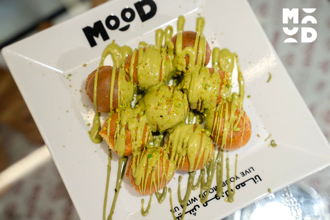 Mini Pancake Pistachio