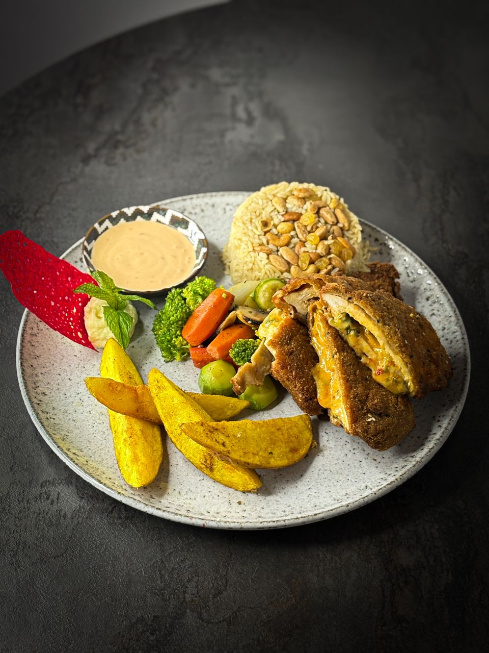 Cordon bleu meal