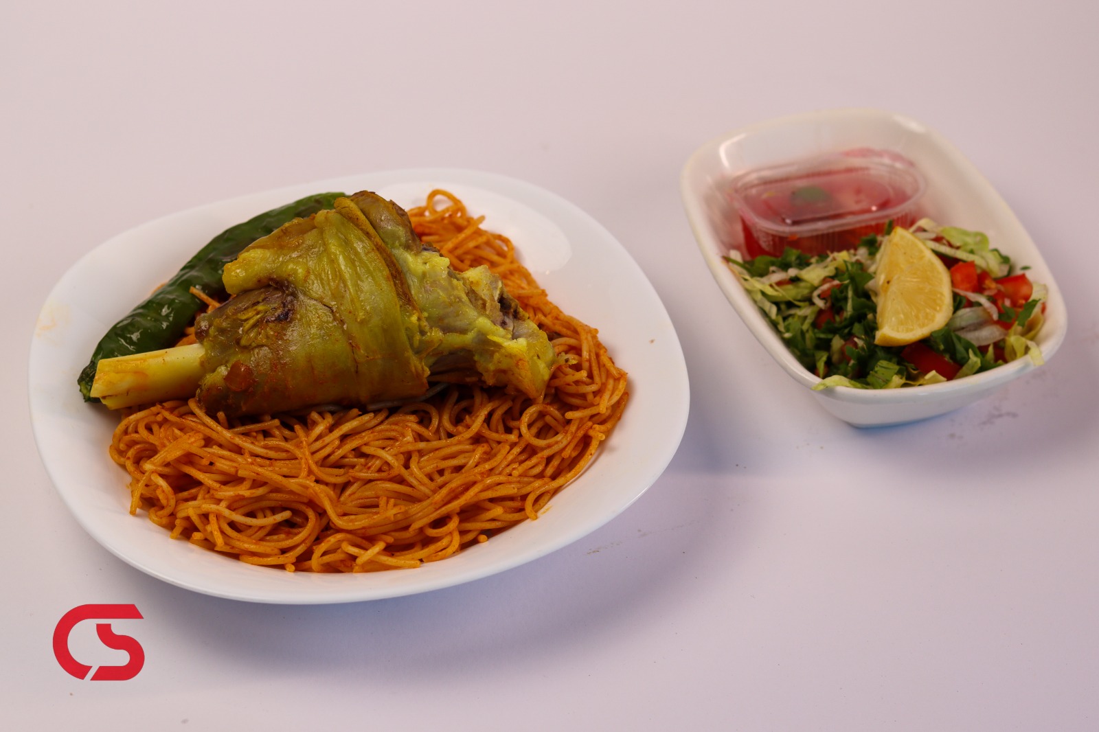 Esbeiga with meat