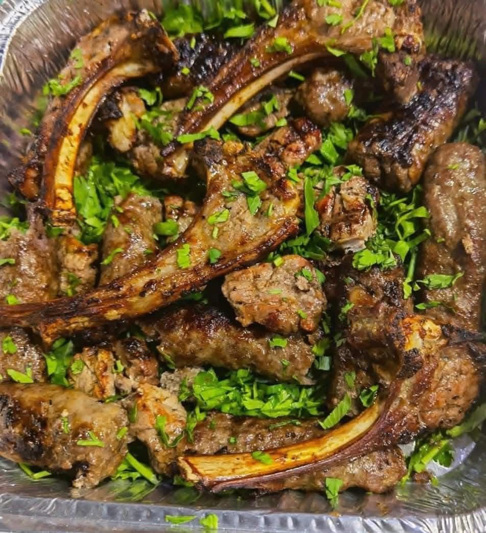 Grilled lamb chops