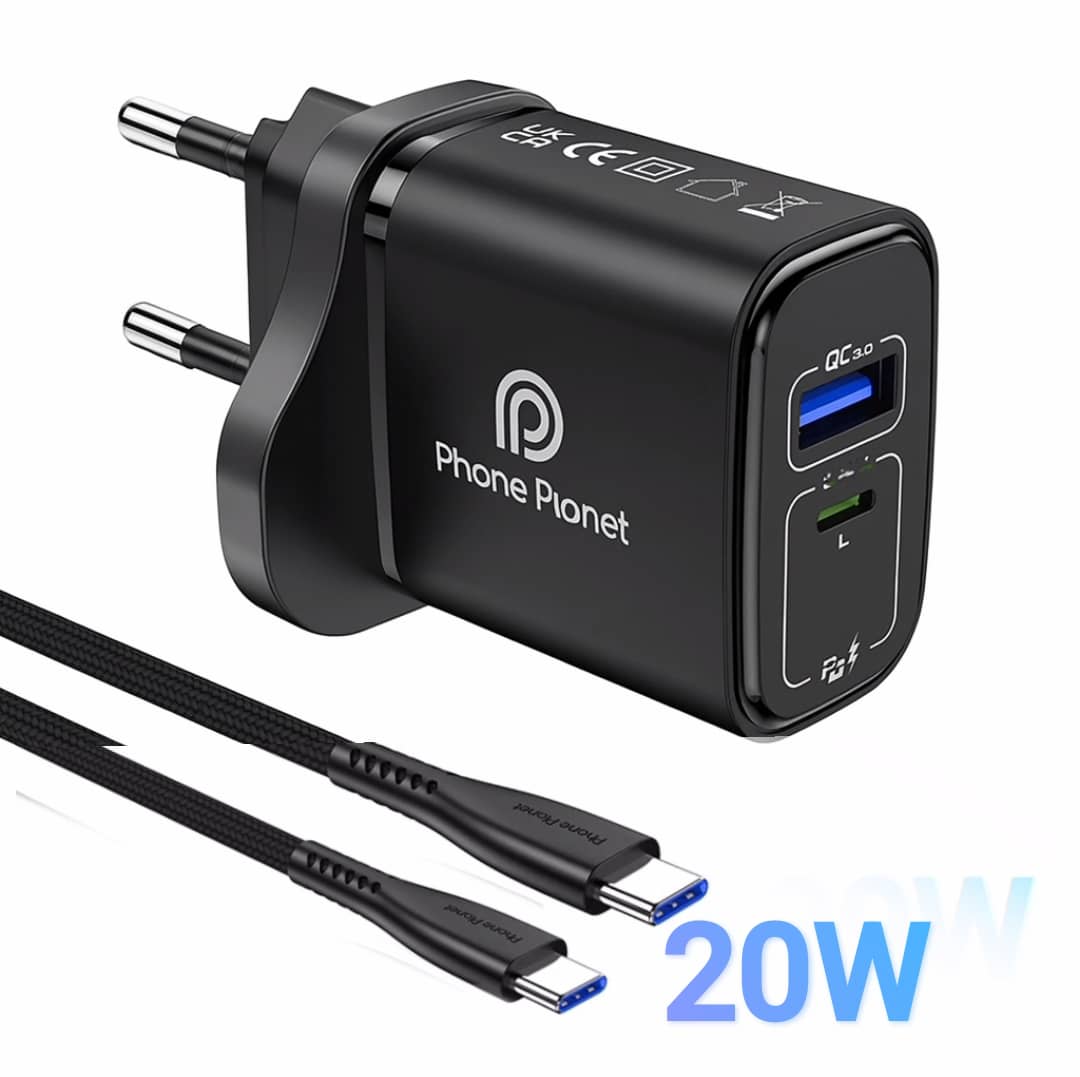 Full Type-C charge - 20W