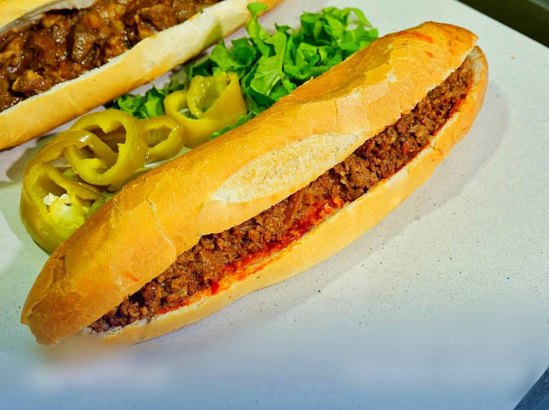 Minced Qadood Sandwich (tasty bread)