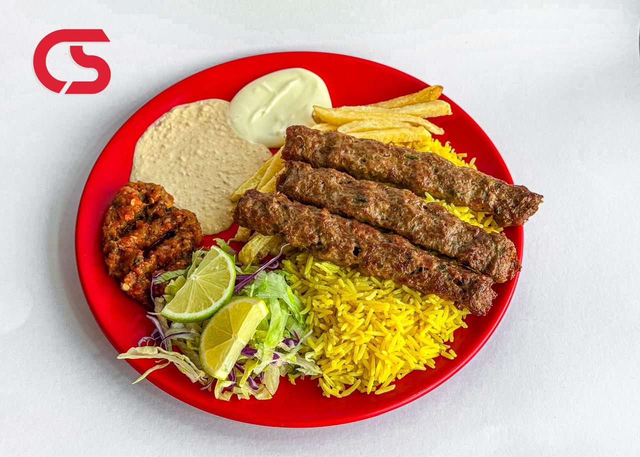 Kebab meal 3 skewers