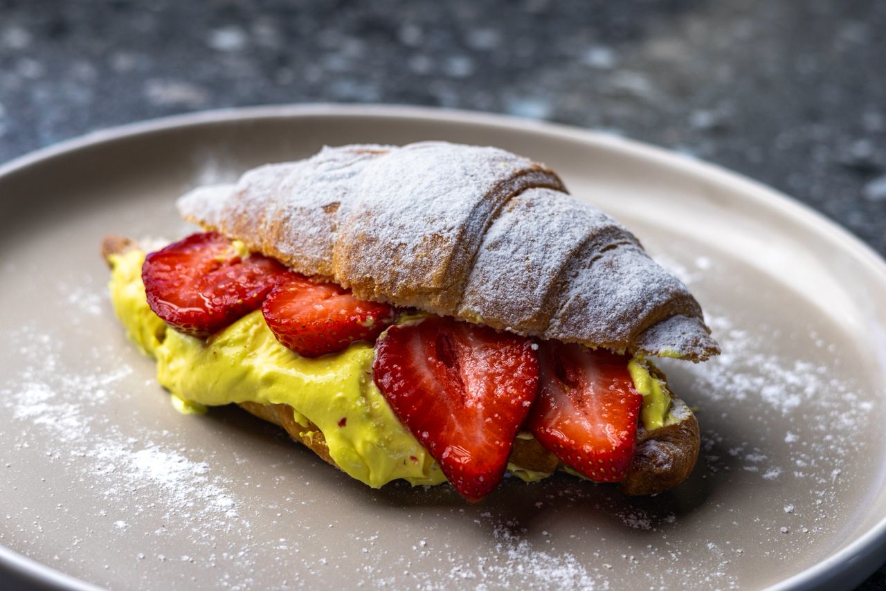 Custard & Fruit Brioche