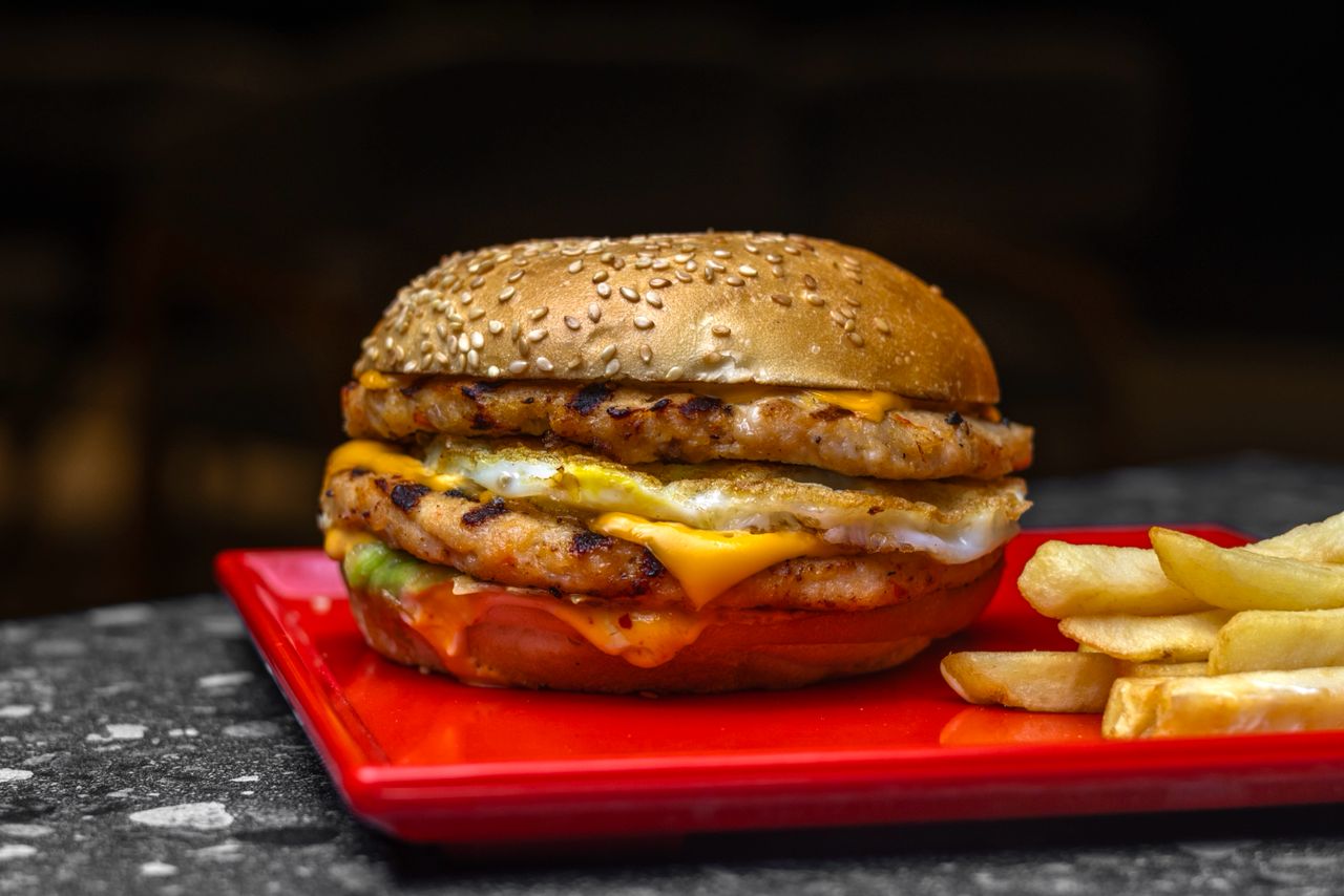 Double Chicken Burger