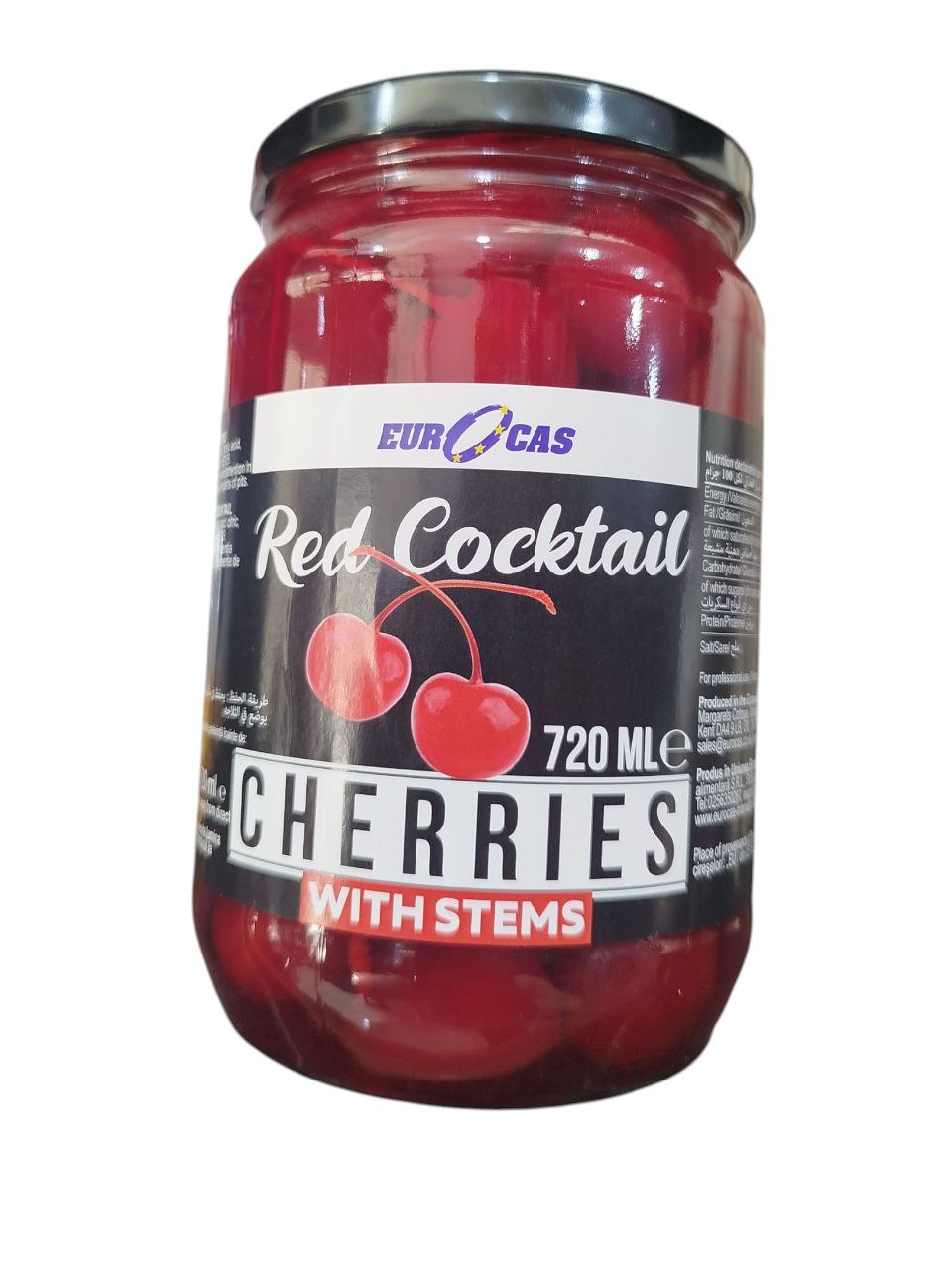 Cherry flavored dessert filling