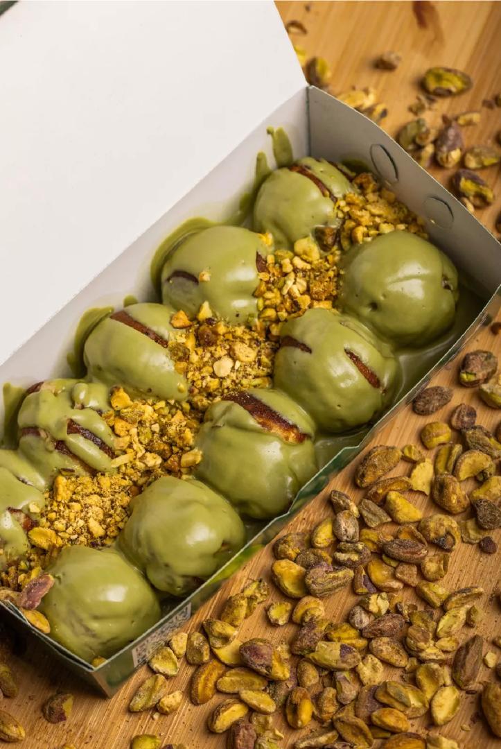Pistachio mini pancake
