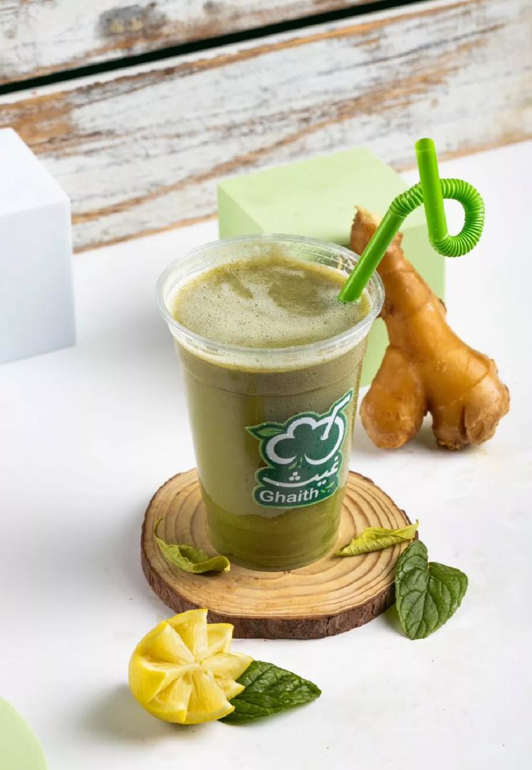 Lemon, Mint, and Ginger Juice