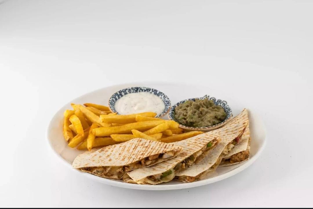 Chicken quesadilla sandwich