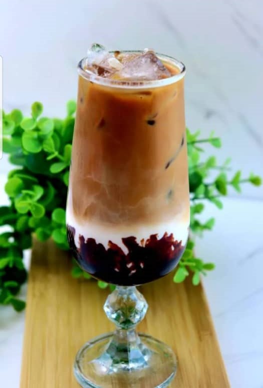 Iced coffee chocolate