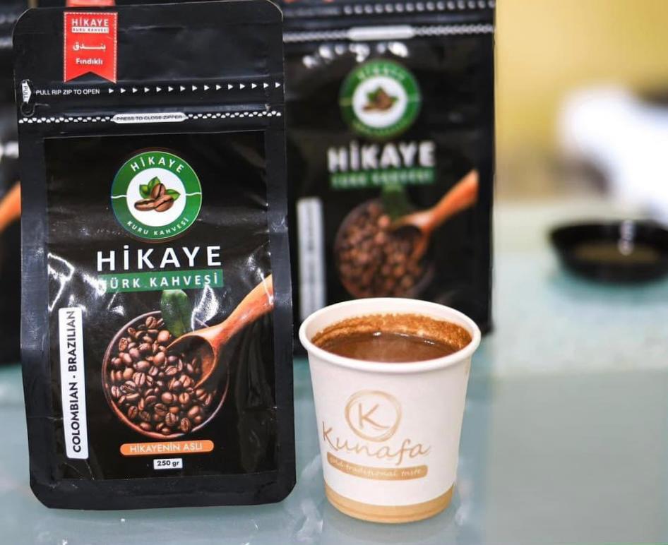 Arabic coffee with hazelnut