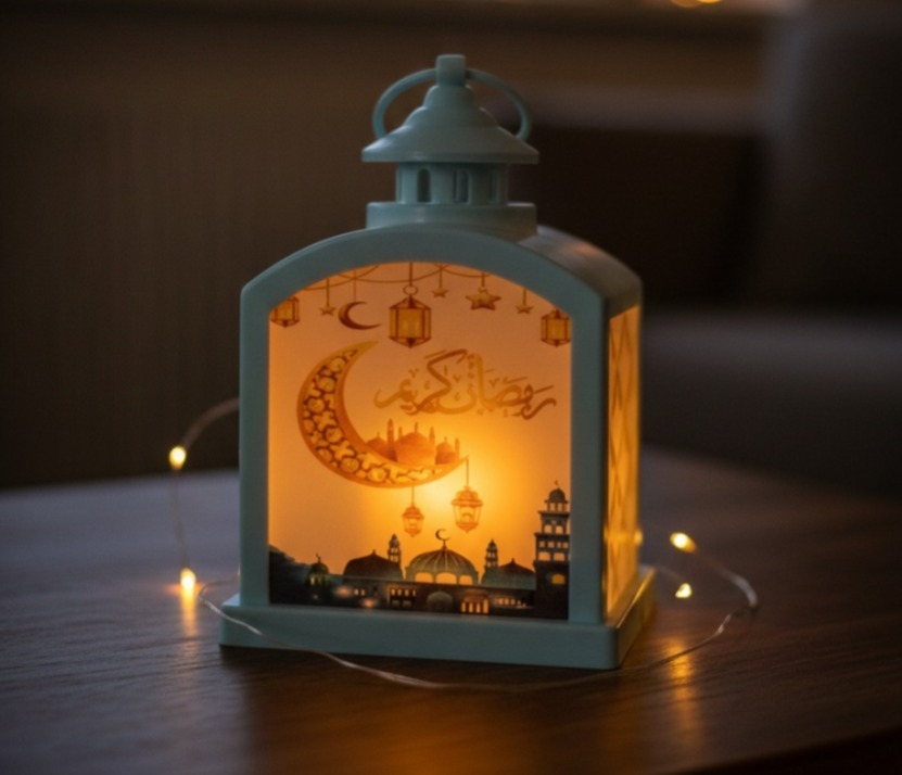 Ramadan Lantern - White