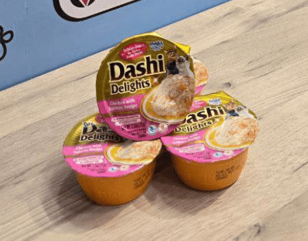 Churu treat with salmon pieces