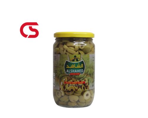 Alshahed Sliced Green Olives - 700g
