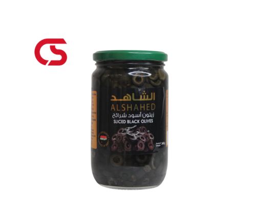 Alshahed Sliced Black Olives - 700g