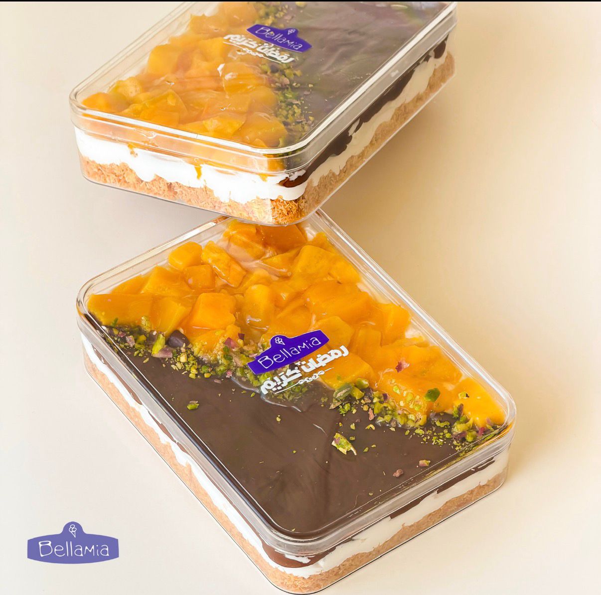 Mango & Chocolate Kunafa Container