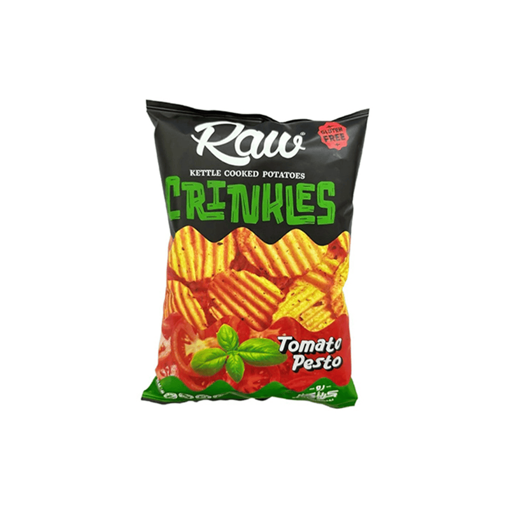 Row Tomato & Pesto Krinkles Chips - 50g