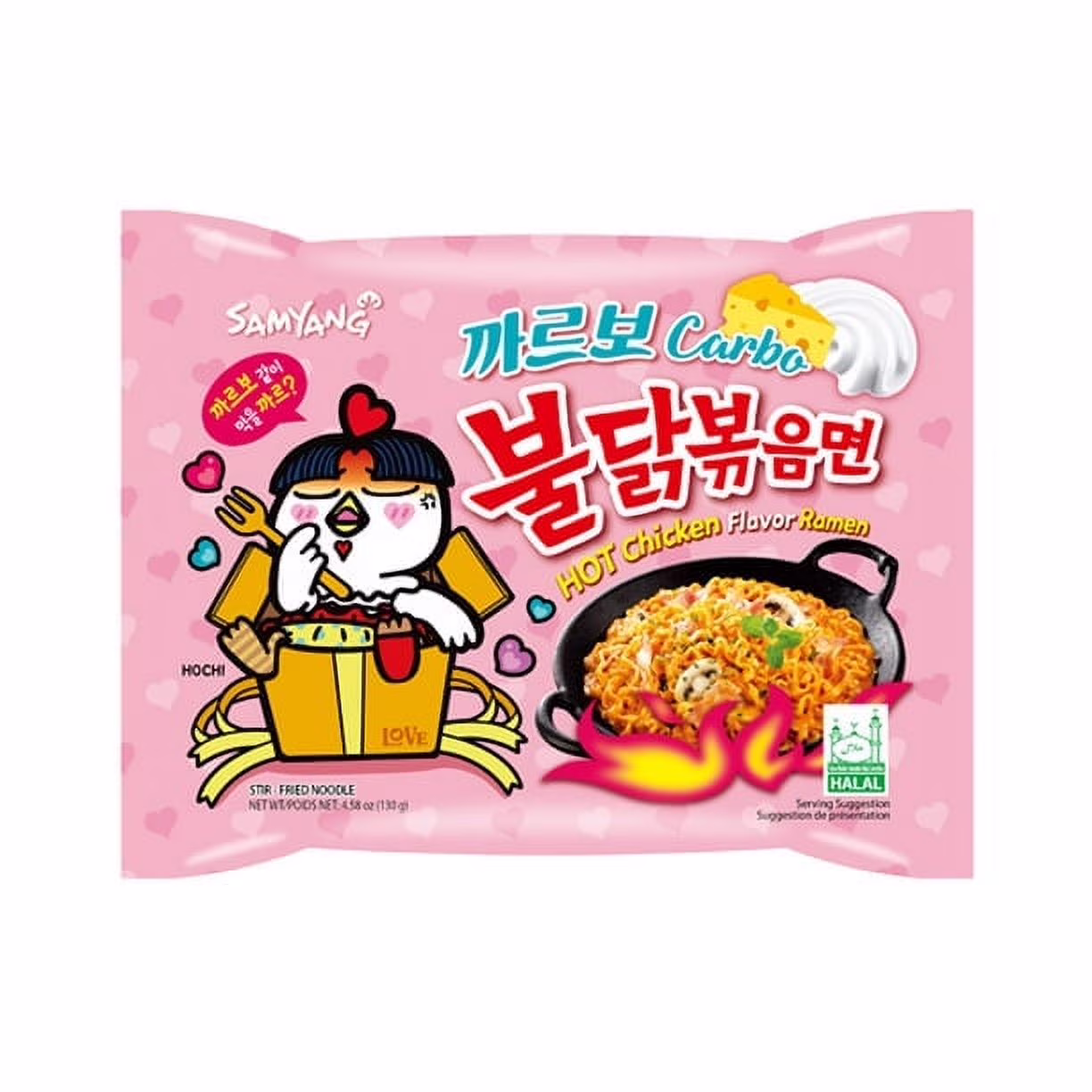 Indomie Korean Pink Spicy Ramen - 130g