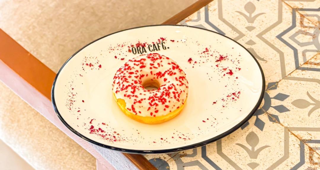 Strawberry Red Velvet Donut