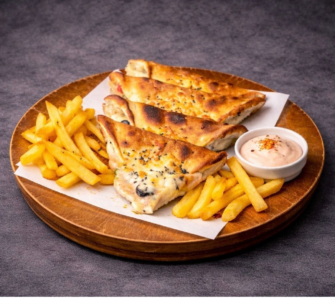 Vegetable calzone