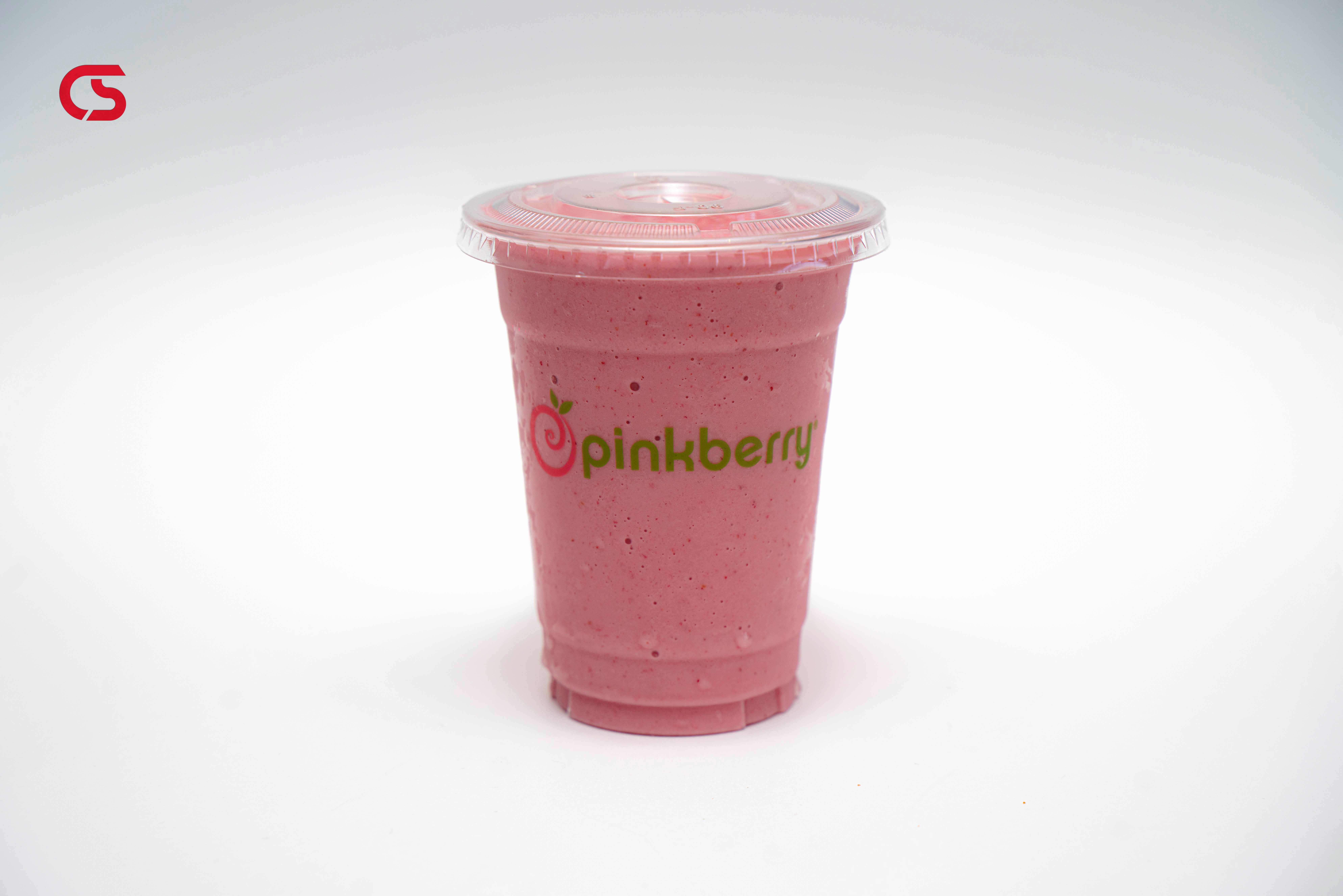 Strawberry and rose smoothie
