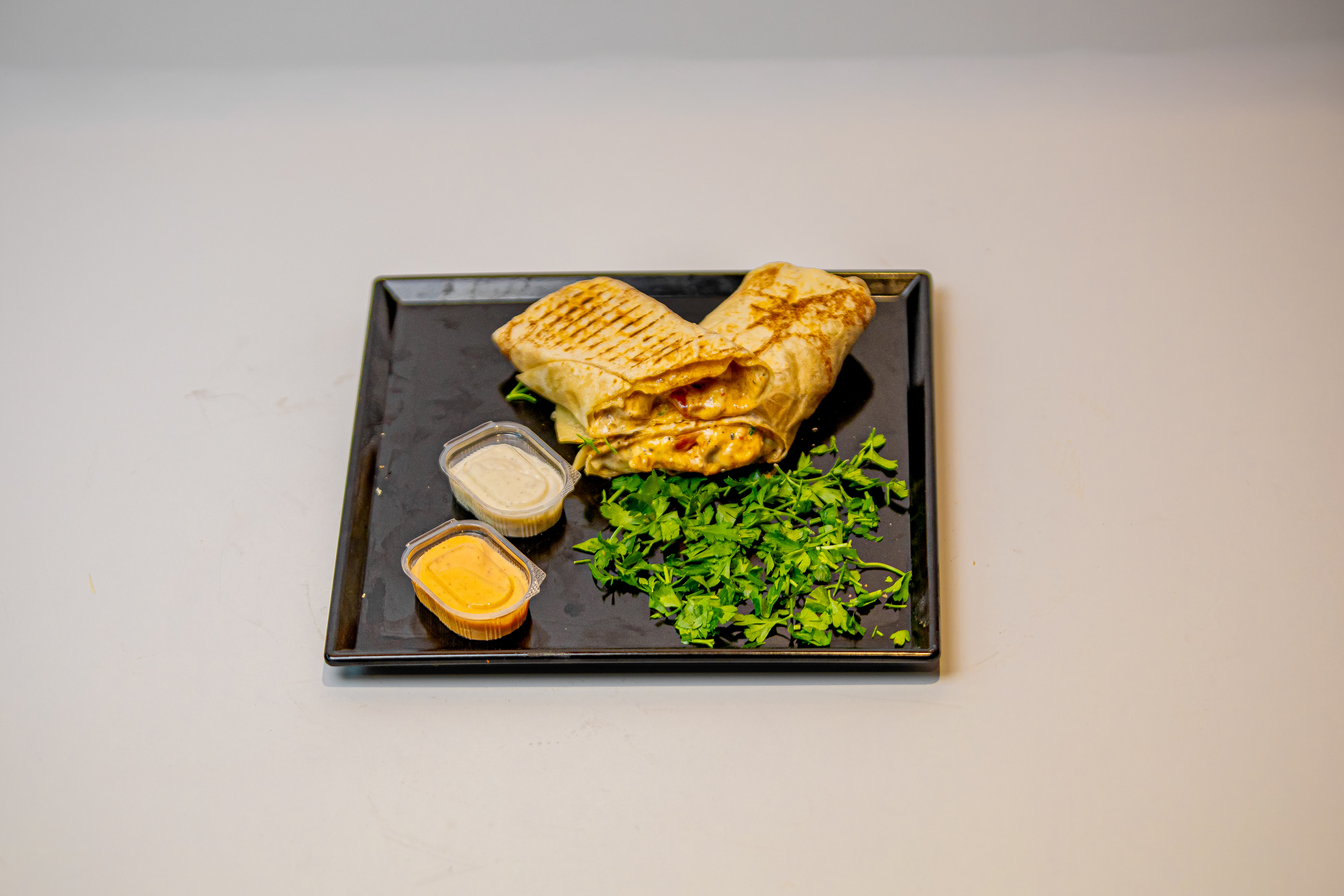 Chicken shish pie sandwich