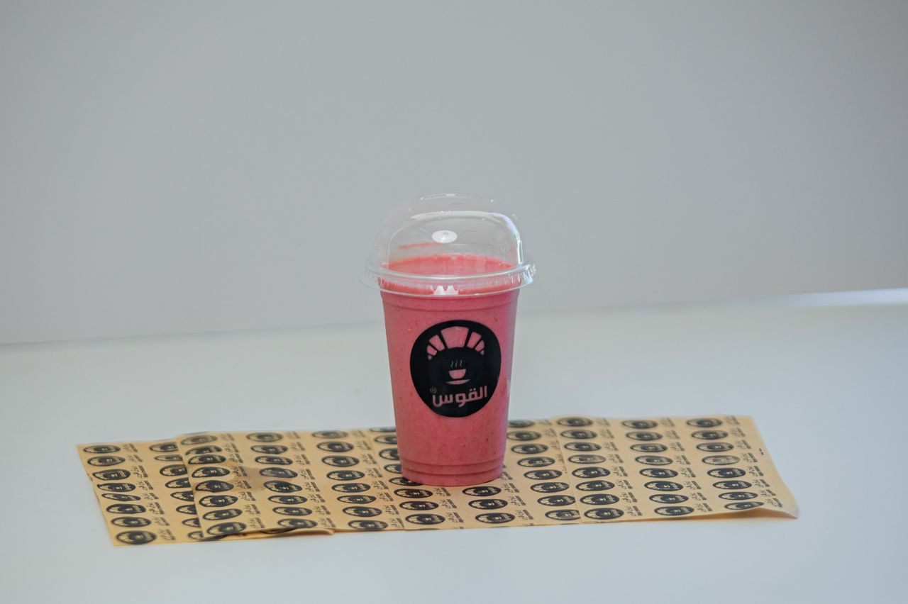 Banana & Strawberry Frappe