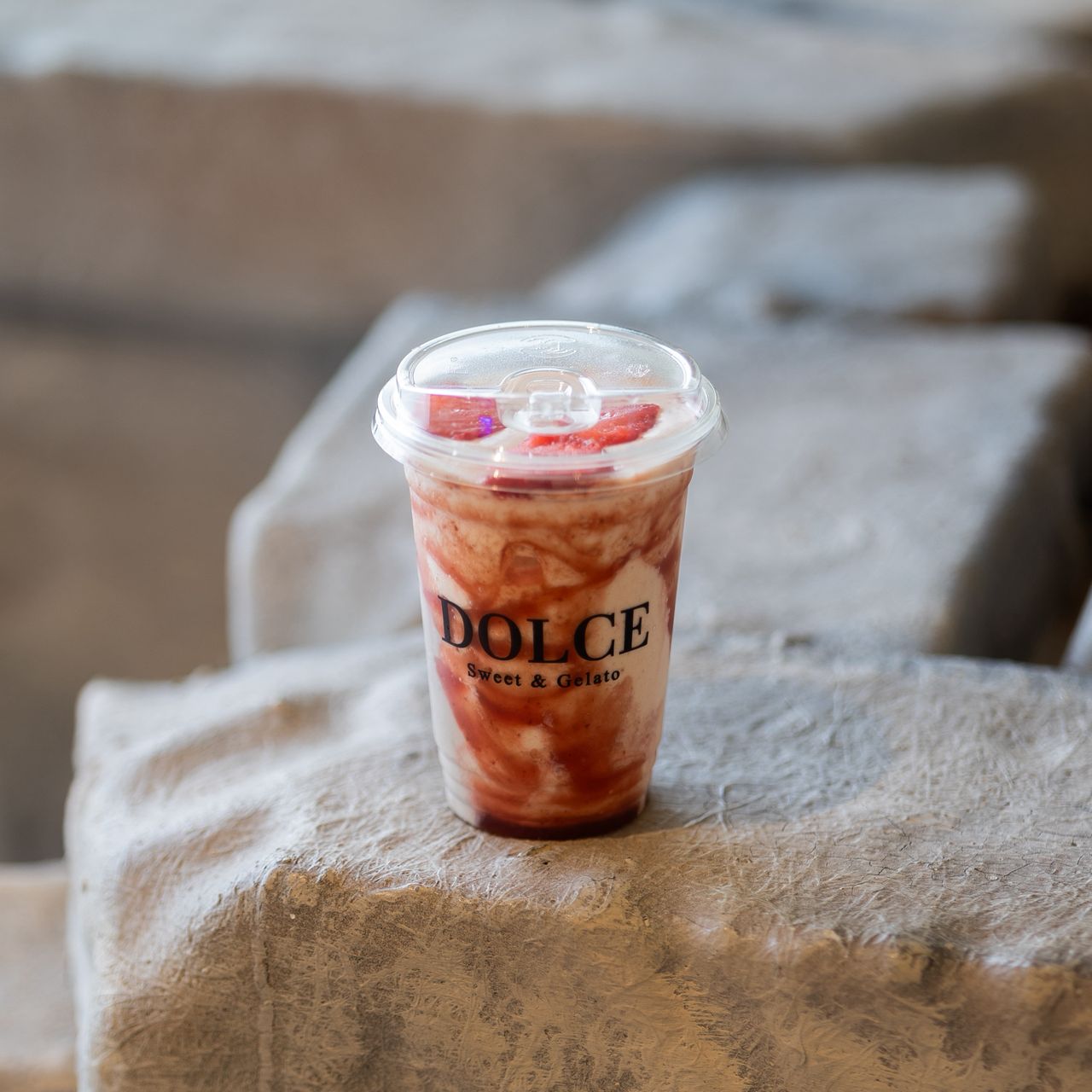 Strawberry milkshake