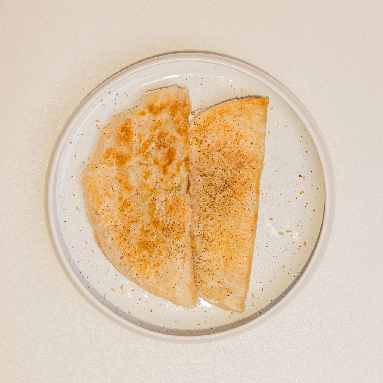 Cheese and zaatar pie