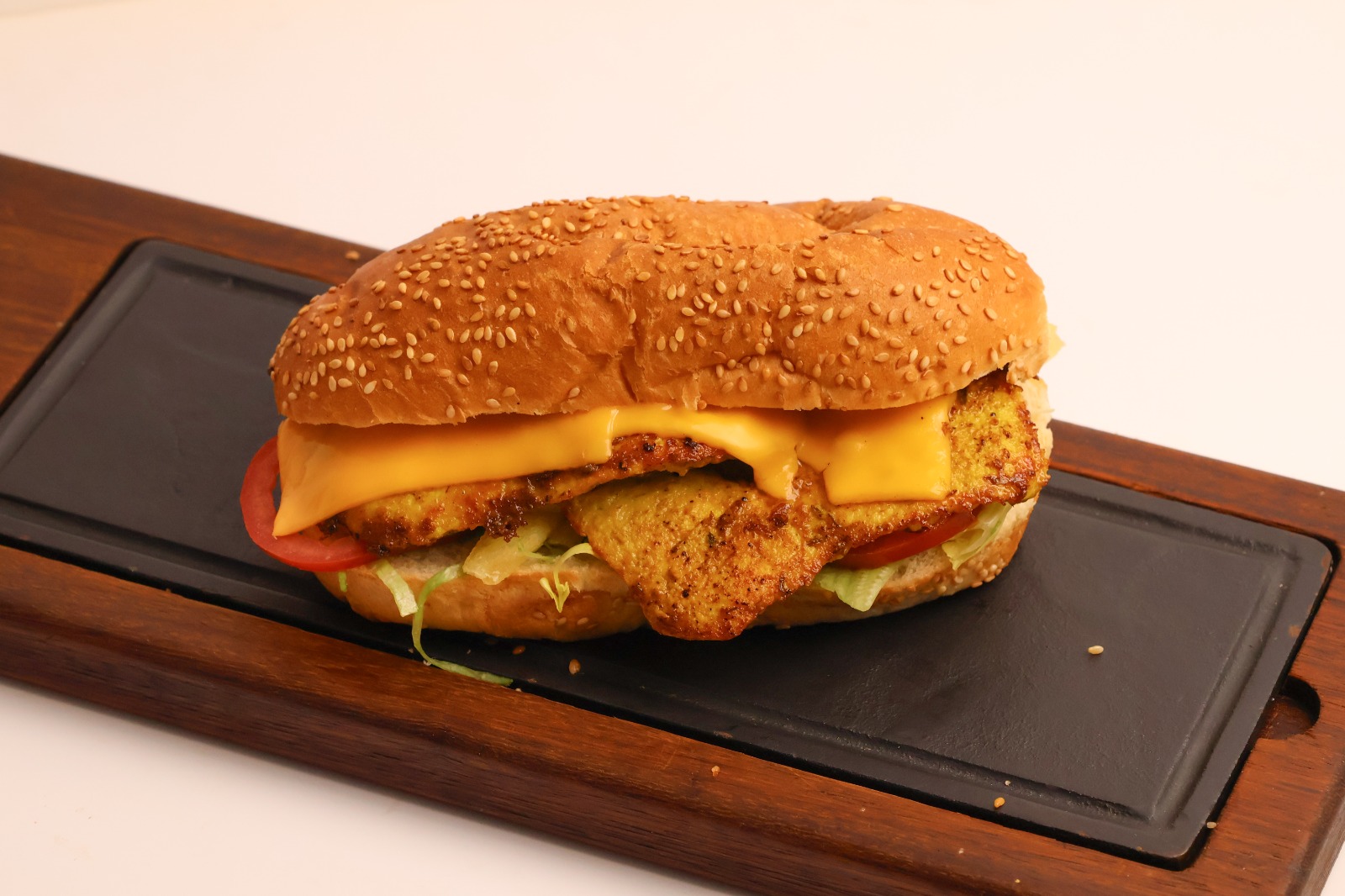 Chicken strips sandwich