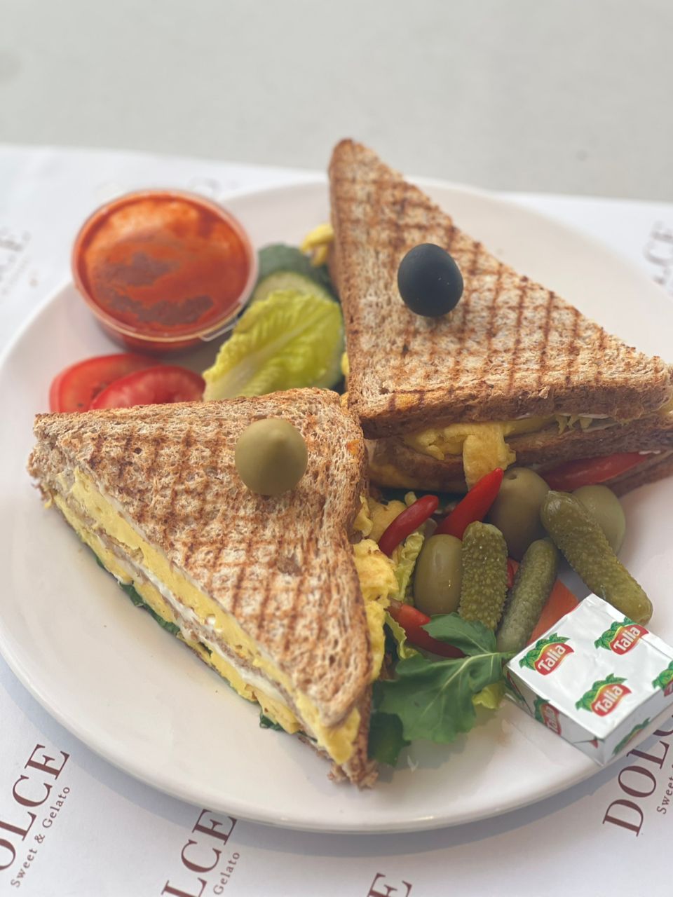 Healthy Omelette Toast