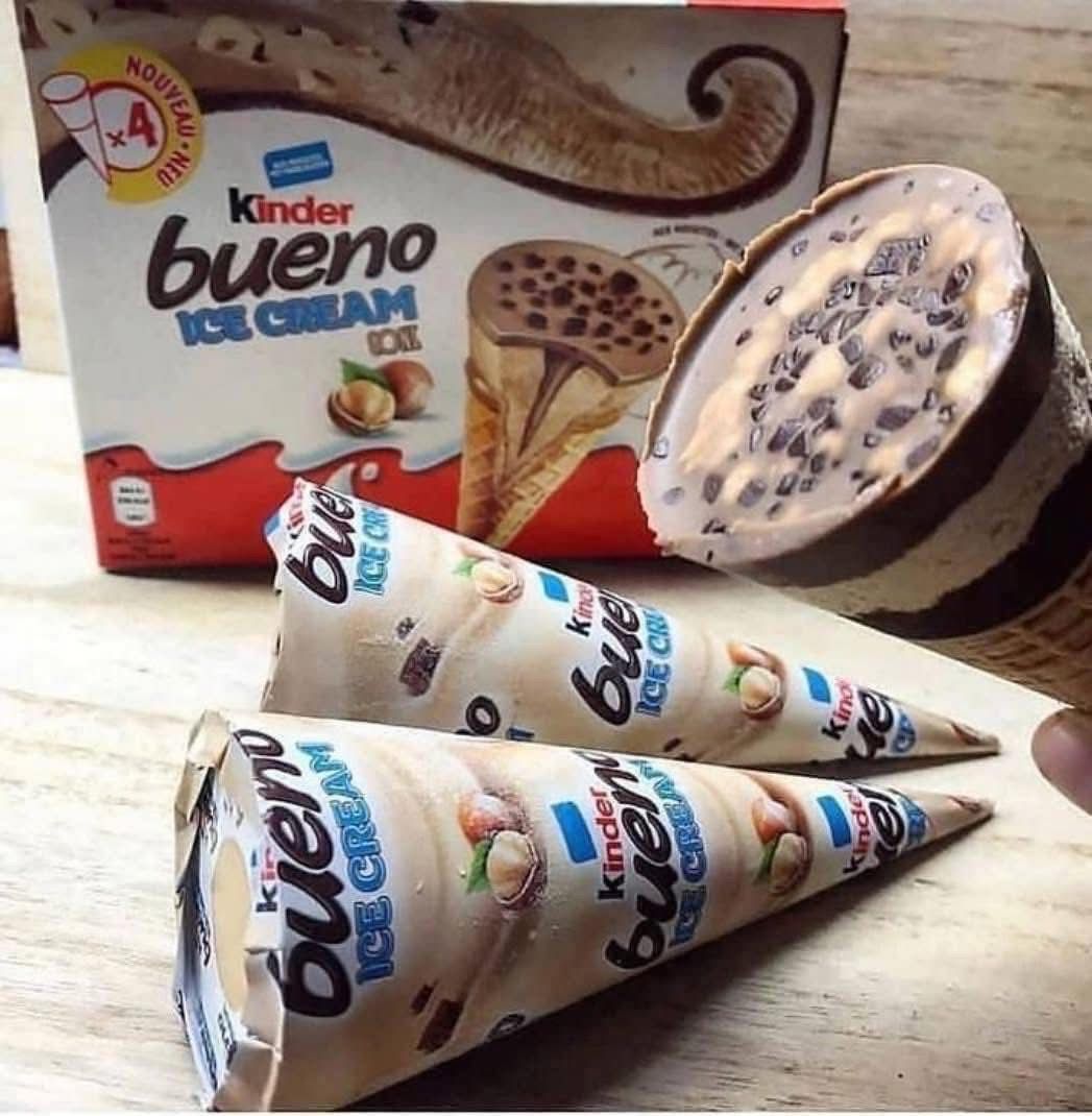 Kinder Chocolate & Milk Ice Cream