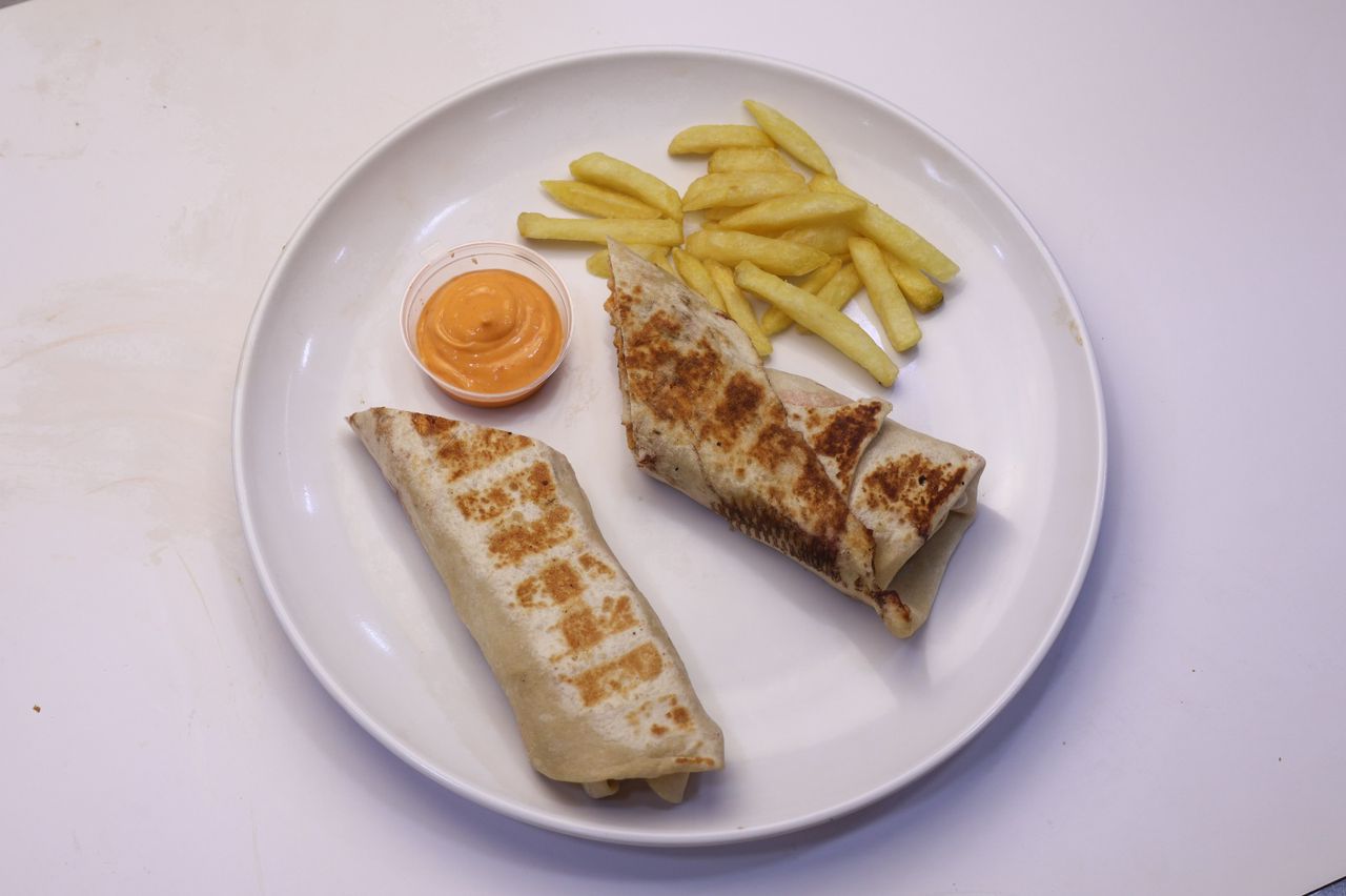 Double chicken shawarma