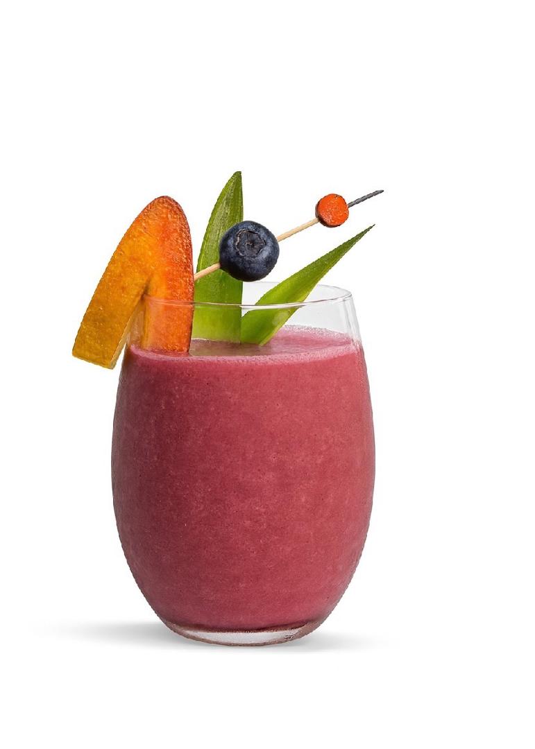 Berry peachy smoothie
