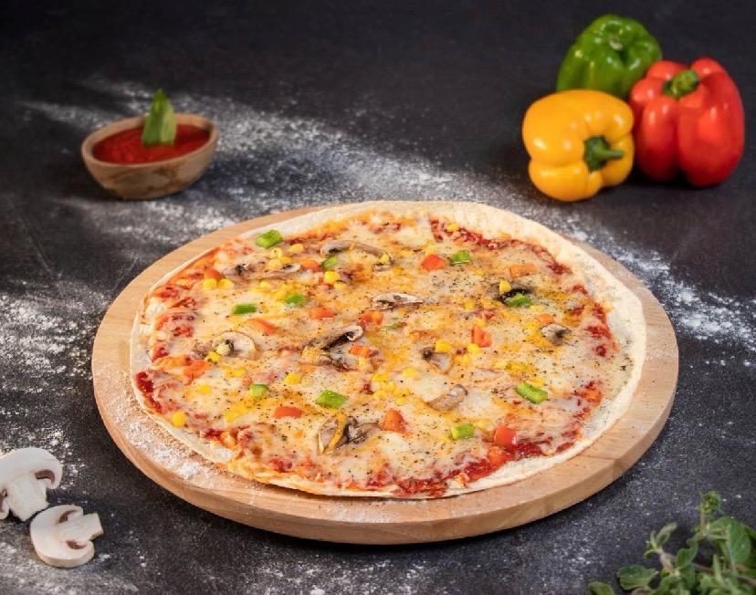 Pepperoni tortilla pizza