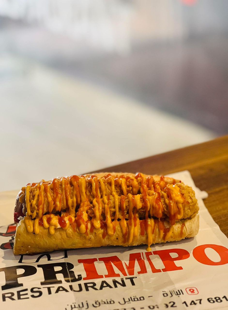 Mighty Extra Fire sandwich