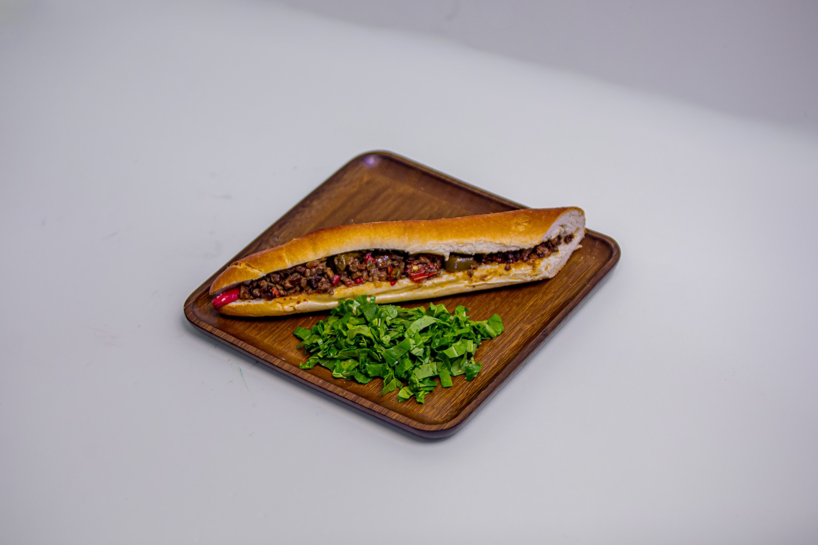 Grilled Minced Meat Sandwich