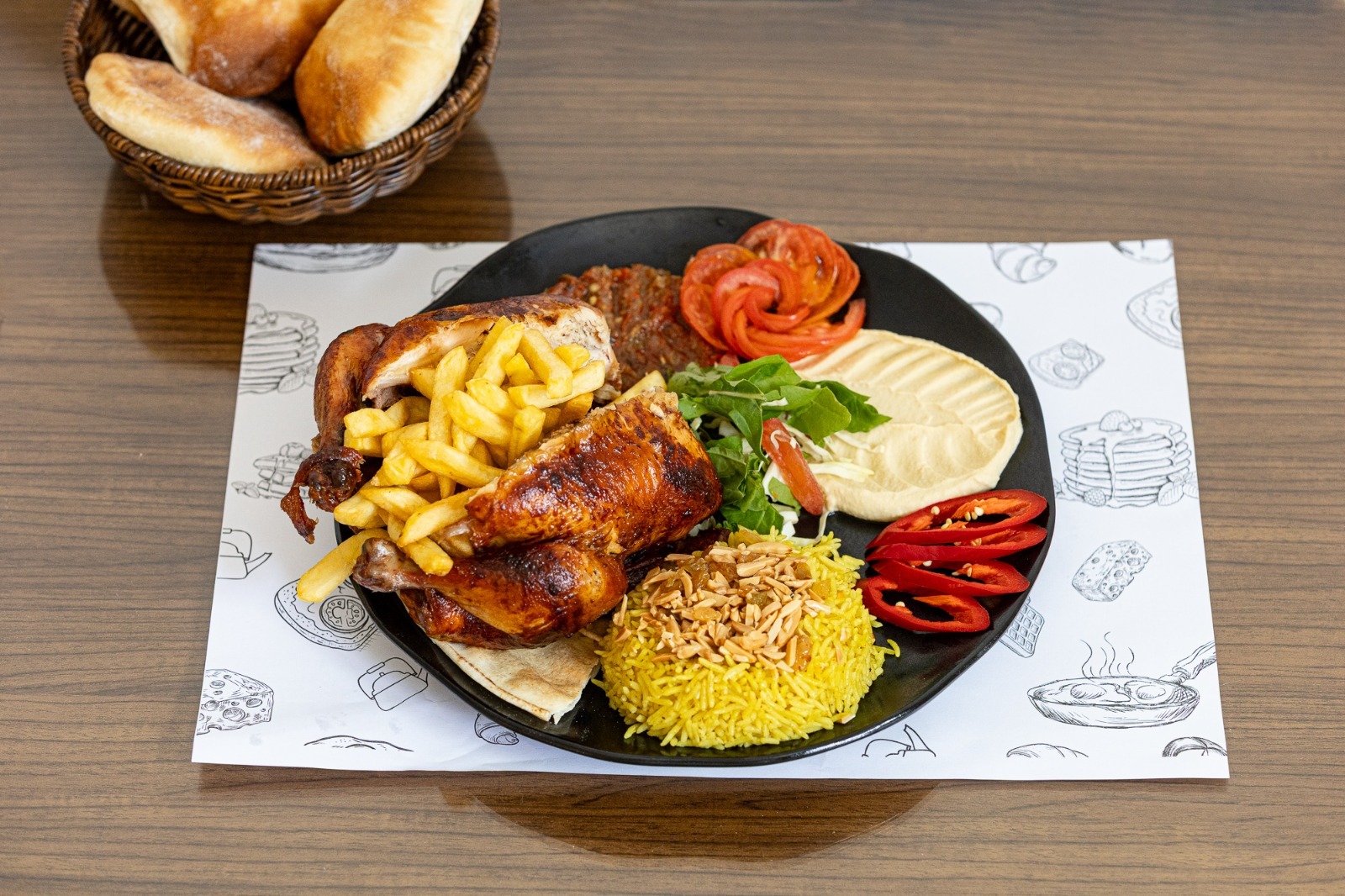National whole roasted chicken meal