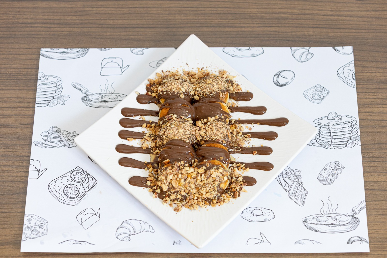 Nutella, Honey & Nuts Pancake
