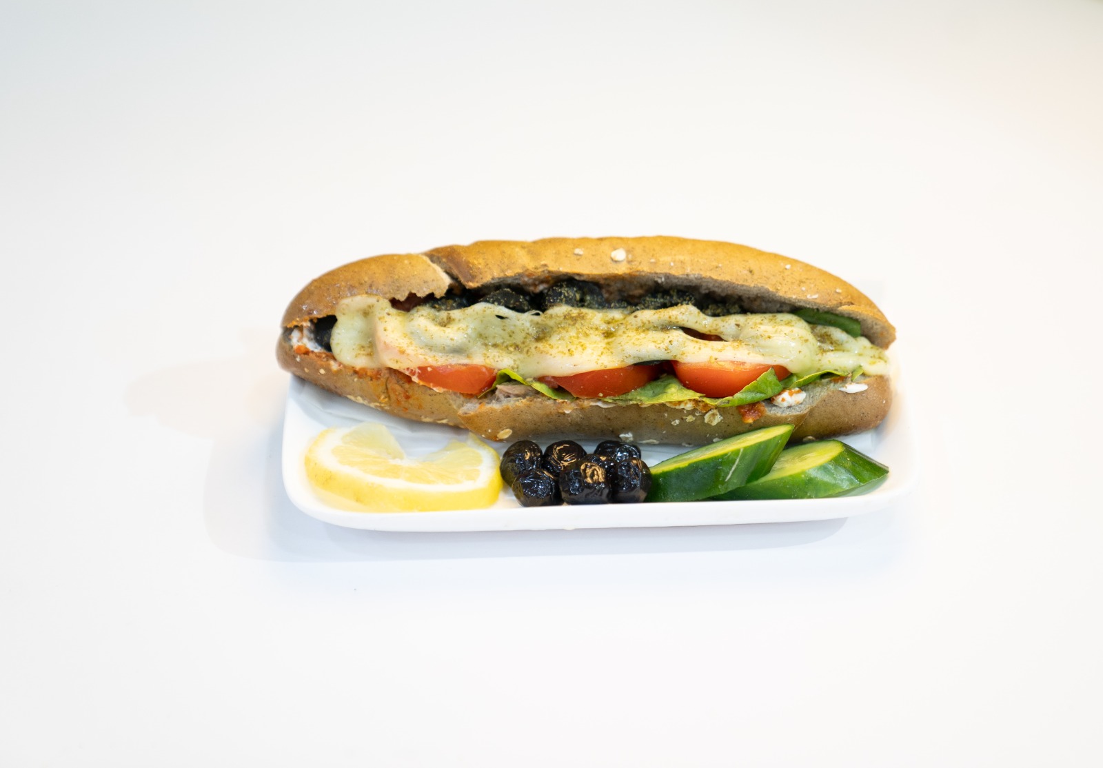 Tuna and cheese oat sandwich
