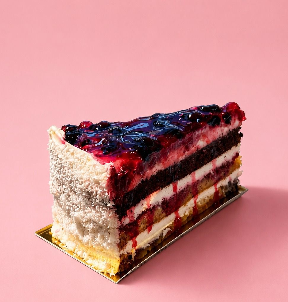 Forest fruits cake